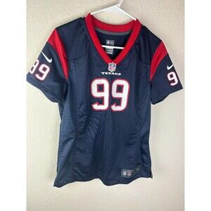 Nike NFL Womens Jersey Blue Size M Houston Texans JJ Watt #99 Short Sleeve